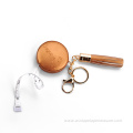 Keyring PU Leather Tape Measure with Tassel